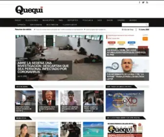 Quequi.com.mx(Tu Periódico Quequi) Screenshot