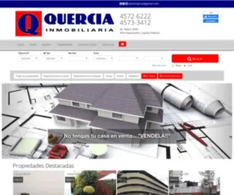 Quercia.com.ar(Quercia Propiedades) Screenshot