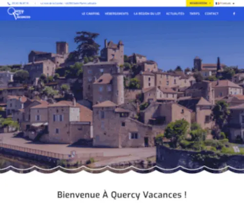 Quercy-Vacances.com(Camping Quercy Vacances) Screenshot