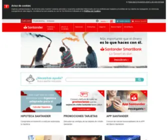 Queremossertubanco.com(Santander) Screenshot
