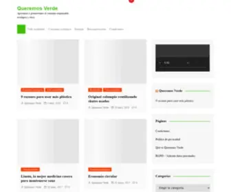 Queremosverde.com(Queremos Verde) Screenshot