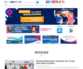 Queretaro.gob.mx(Querétaro) Screenshot