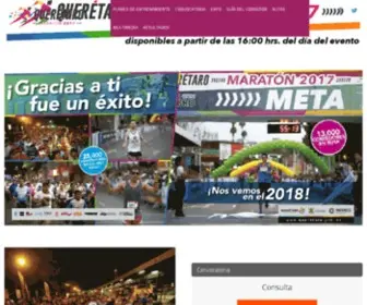 Queretaromaraton.com.mx(Quer) Screenshot
