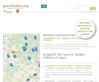 Querfeldein.org(Lebensmittel neu entdecken) Screenshot