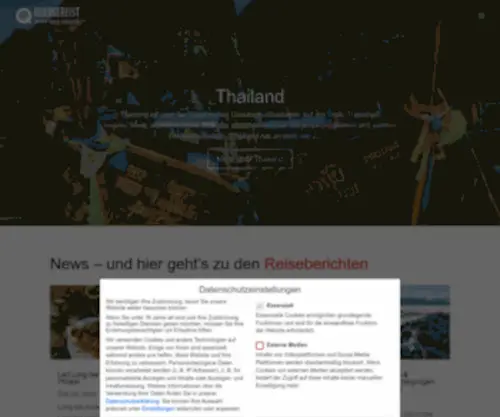 Quergereist.de(Luxusreisen) Screenshot