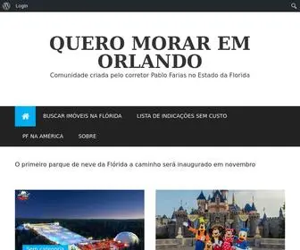 Queromoraremorlando.com(Quero Morar em Orlando) Screenshot