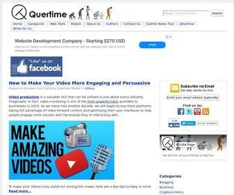 Quertime.com(Tech blog) Screenshot