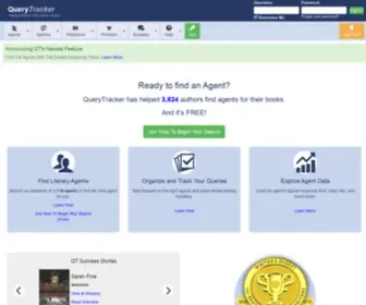 Querytracker.com(Find literary agents and publishers with our free database) Screenshot
