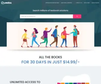 Quesba.com(Homework Help & Textbook Solutions) Screenshot