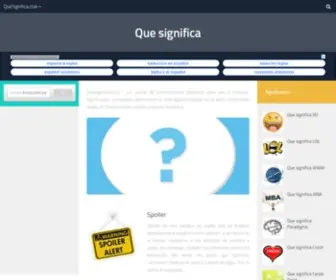 Quesignifica.club(Conceptos) Screenshot