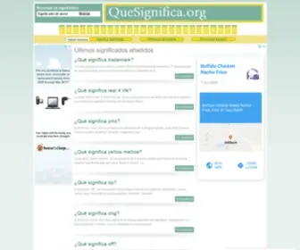 Quesignifica.org(Significados) Screenshot