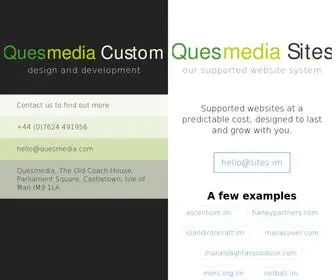 Quesmedia.com(Web Design and Development) Screenshot