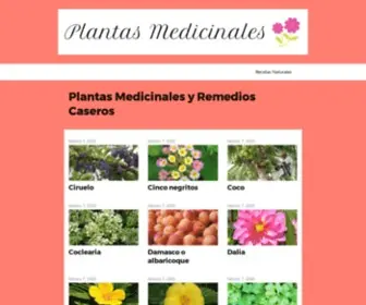 Quesonlasplantasmedicinales.com(Plantas Medicinales y Remedios Caseros) Screenshot