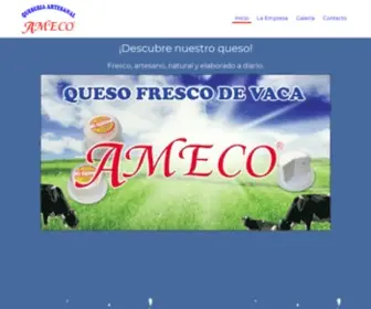 Quesosameco.com(Quesería) Screenshot
