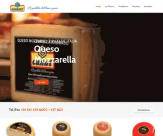 Quesoscanut.com.ar(Quesos Canut Home) Screenshot