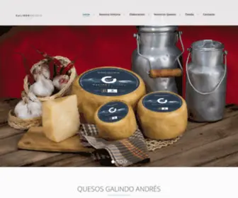 Quesosgalindo.com(QUESOS) Screenshot