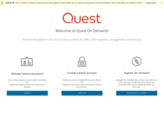 Quest-ON-Demand.com(Quest On Demand) Screenshot