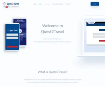 Quest2Travel.com(Corporate Travel Management) Screenshot