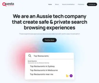 Questa.com.au(We are an Aussie tech company) Screenshot