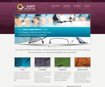 Questadvisors.com(Mortgage Quality Control & Assurance Experts) Screenshot