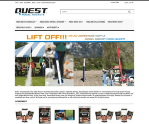 Questaerospace.com(Quest Aerospace) Screenshot