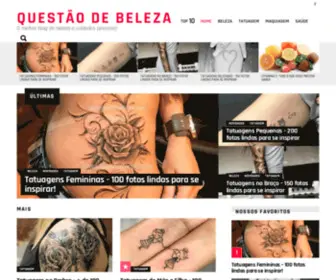 Questaodebeleza.com.br(Questão de Beleza) Screenshot