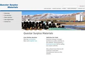 Questarsurplus.com(Questar Surplus) Screenshot