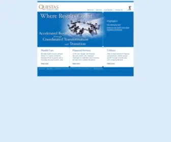Questas.com(Where Results Count) Screenshot