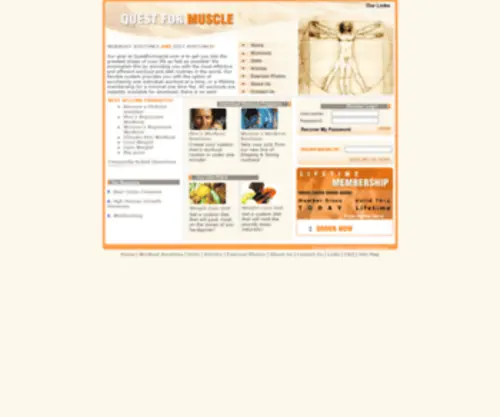 Questformuscle.com(Your Guide In Quest For Muscle) Screenshot