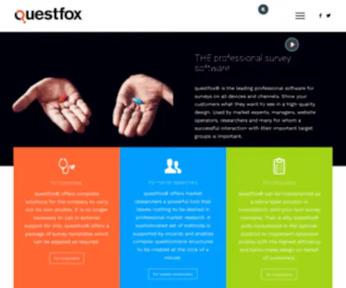 Questfox.com(Questfox > Home) Screenshot