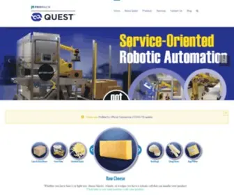 Questindustrial.com(Robotic Packaging Solutions) Screenshot