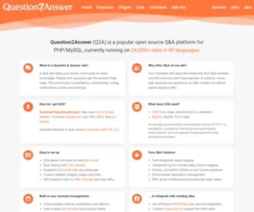 Question2Answer.org(Free Open Source Q&A Software for PHP) Screenshot
