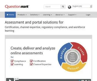 Questionmark.com(Questionmark Online Assessment Platform) Screenshot