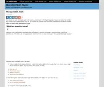 Questionmark.guide(Question mark guide) Screenshot