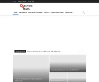 Questionspedia.com(Questionspedia) Screenshot