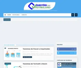 Questoesdosvestibulares.com.br(Questões) Screenshot