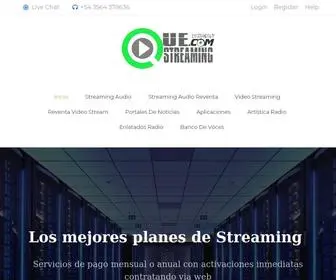 Questreaming.com(Servicios Online para Radios y Tv) Screenshot