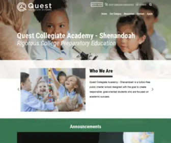 Questshenandoah.com(Quest Collegiate Academy) Screenshot