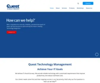 Questsys.com(Technology Management & Data Center Solutions) Screenshot