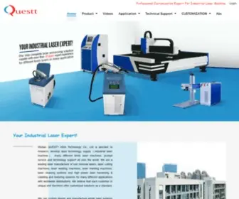 Questt.com.cn(Laser Cleaning Machine) Screenshot