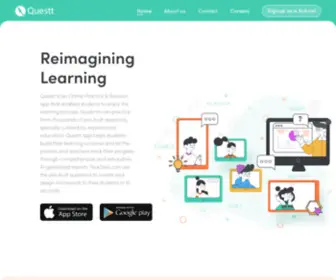 Questt.com(School homework app by Questt) Screenshot