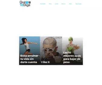 Quetediga.com(Quetediga Magazine) Screenshot