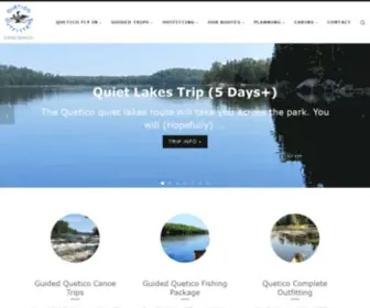 Queticooutfitters.com(Quetico Outfitters) Screenshot