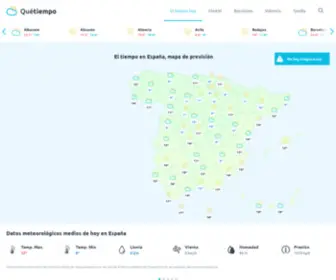 Quetiempo.es(El tiempo en España) Screenshot