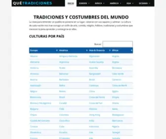 Quetradiciones.com(Tradiciones) Screenshot