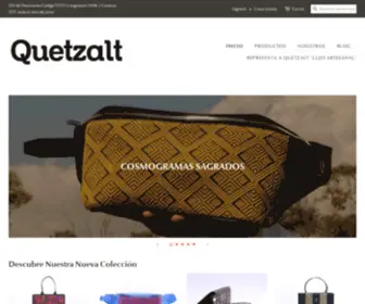 Quetzalt.com.mx(Quetzalt Tradición Artesanal) Screenshot