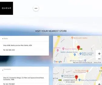 Queueshoes.co.za(Queue Shoes) Screenshot