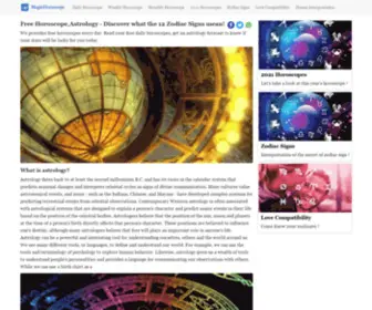 Quhou123.com(Free Horoscope) Screenshot
