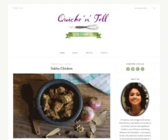 Quichentell.com(Delicious Food Recipes Blog) Screenshot