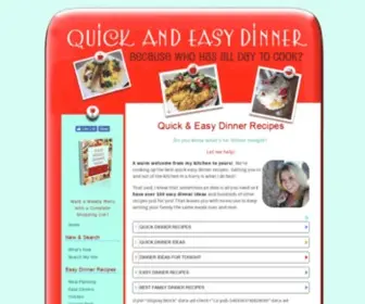 Quick-AND-Easy-Dinner.com(Quick easy dinner recipes) Screenshot
